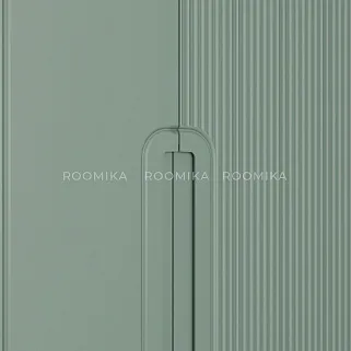 Шкаф 2 дверный, фрезерованные фасады в эмали LE-210.60-4