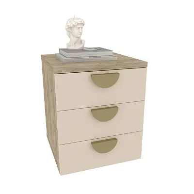 Тумба прикроватная 3 ящика L703