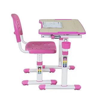Парта для школьника Piccolino II Pink
