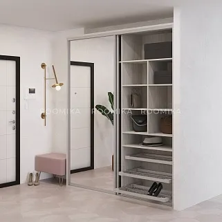 Шкаф-купе U203 тип 4 МДФ/зеркало