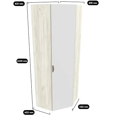 Шкаф угловой равносторонний L218.1