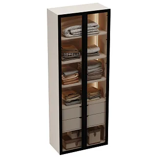 Шкаф с встроенными ящиками с подсветкой R214.2