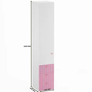 Шкаф однодверный с ящиками L223