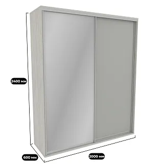 Шкаф-купе U203 тип 4 МДФ/зеркало