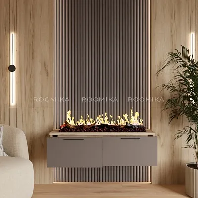 Тумба ТВ напольная с электрокамином LG548.351