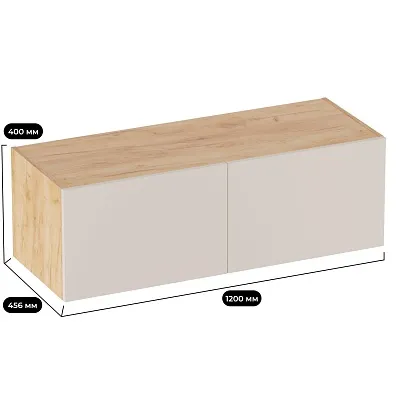 Антресоль с двумя откидными дверями R312.45