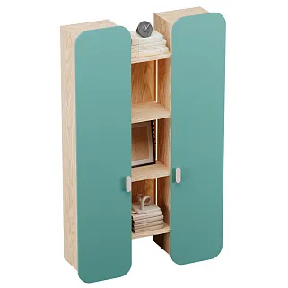 Навесной книжный шкаф  с подсветкой L342.300