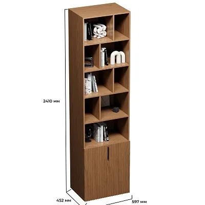 Стеллаж, фасады натуральный шпон L2228.44