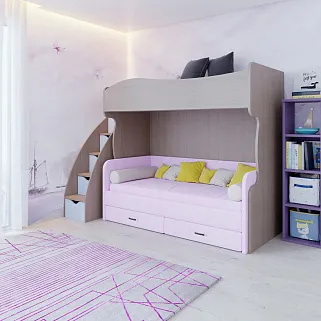 Лестница с ящиками P20 для кроватей P904, P907, P909