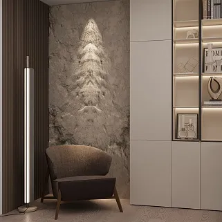 Кабинет в светлых тонах №1