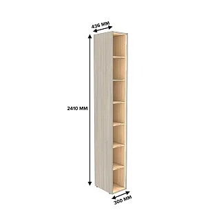 Cтеллаж открытый глубокий L233.44 с подсветкой