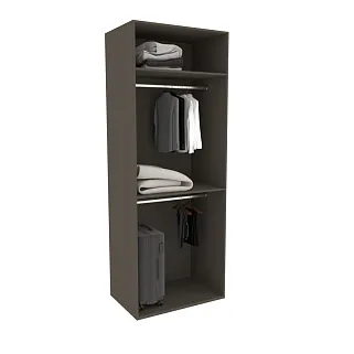 Шкаф двухдверный глубокий, фасады в эмали LE210.60-1