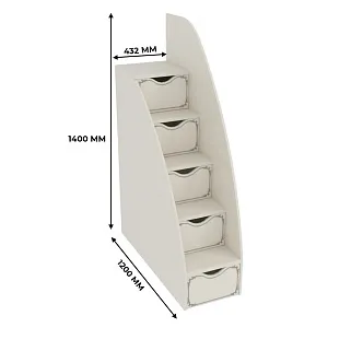 Лестница с ящиками для кроватей E21