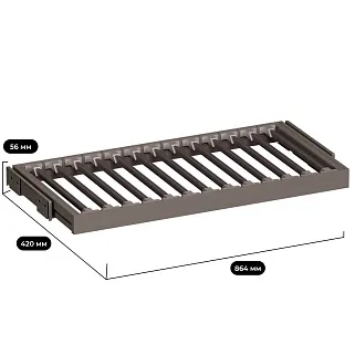 ALFA Выдвижная брючница наборного типа в базу 900 мм, FRM5806.864.01