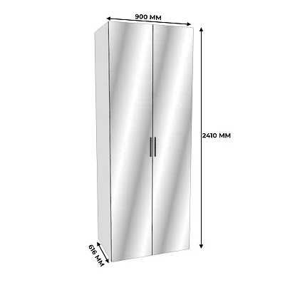 Шкаф двустворчатый с зеркалом L-210.60-3Z