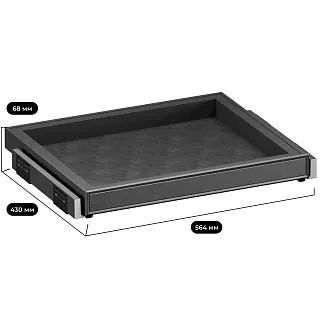 ALPHALUX Aiden Выдвижной лоток в базу 600 мм, ALF0805.564.43