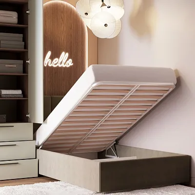 Кровать мягкая VERSAL с подъемным механизмом, 120x200