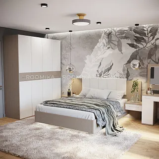 Кровать двуспальная CUBO с парящим эффектом, 160x200