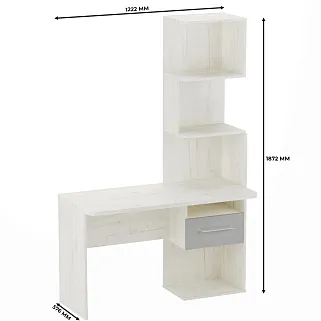 Рабочий стол со встроенным стеллажом HOF420