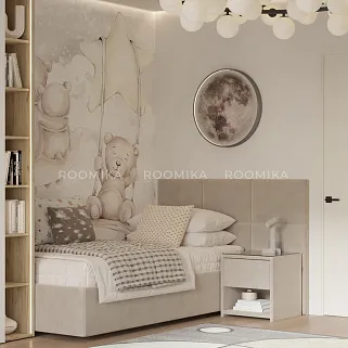 Кровать односпальная мягкая VERSAL с подъемным механизмом, 90x200