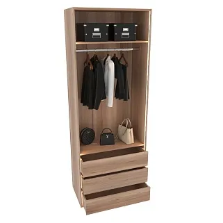 Шкаф с ящиками и штангой с подсветкой M900.50-3