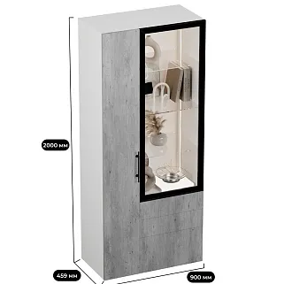 Шкаф с подсветкой R253