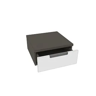 Тумба прикроватная подвесная, фасады в эмали LE-709