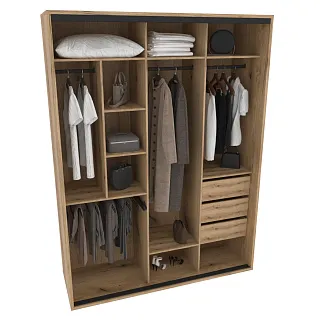 Шкаф-купе ХG180.60-1, профиль INTEGRO, фасад МДФ