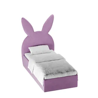 Кровать односпальная мягкая BUNNY  с подъемным механизмом, 90x190
