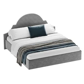 Кровать двуспальная мягкая LUCIYA с подъемным механизмом, 160x200