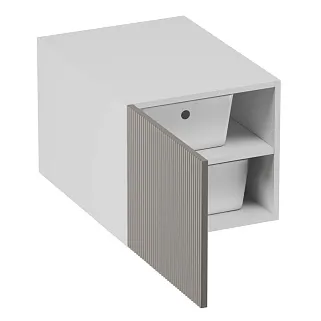 Антресоль на шкафы, фрезерованные фасады в эмали LE450.60