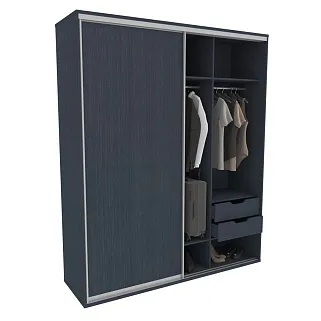 Шкаф-купе U200 тип 1 МДФ/зеркало