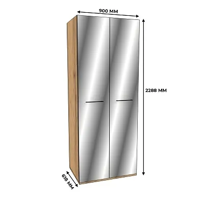 Шкаф двустворчатый с зеркалом C-210.60Z