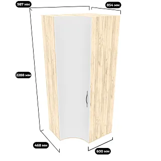 Шкаф  угловой  P218 L/R