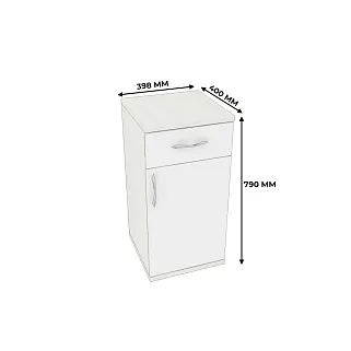 Тумба  с ящиком узкая P875