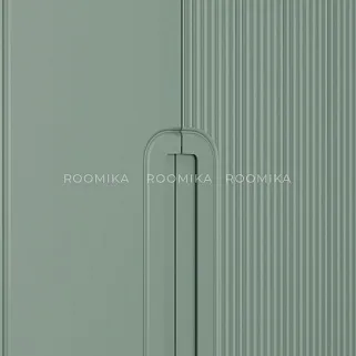 Шкаф 2 дверный, фрезерованные фасады в эмали LE-210.60-4