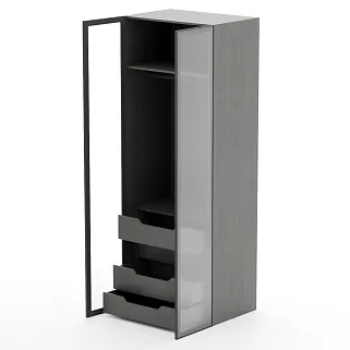 Шкаф для спальни с четырьмя ящиками и штангой R210.60-3