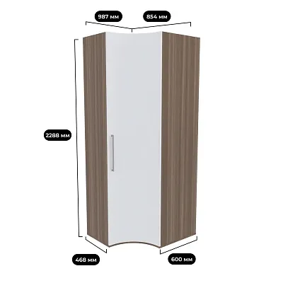 Шкаф  угловой  P218 L/R