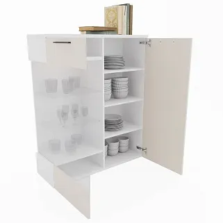 Шкаф напольный с подсветкой L202 L/R