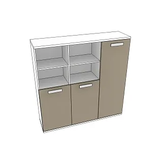 Стеллаж комбинированный низкий E402