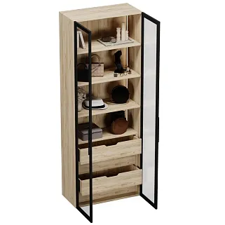 Шкаф с встроенными ящиками с подсветкой R215.2