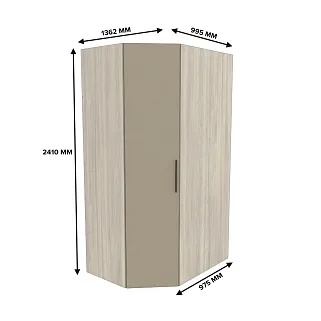 Шкаф угловой с подсветкой L209.60 L/R