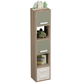 Cтеллаж сквозной книжный на 5 ниш E805