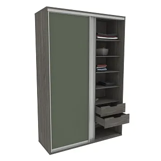 Шкаф-купе U160 тип 1 МДФ/зеркало