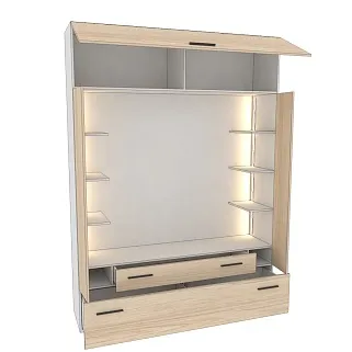 Секция для ТV с подсветкой L406.44