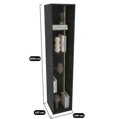 Стеллаж R315.45-2 на тумбу R506, R524 с подсветкой