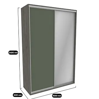 Шкаф-купе U160 тип 1 МДФ/зеркало