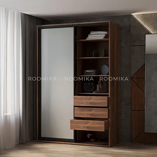 Шкаф-купе ХG160.60-3, профиль INTEGRO, фасад МДФ