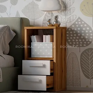 Cтеллаж сквозной книжный  с ящиками E802