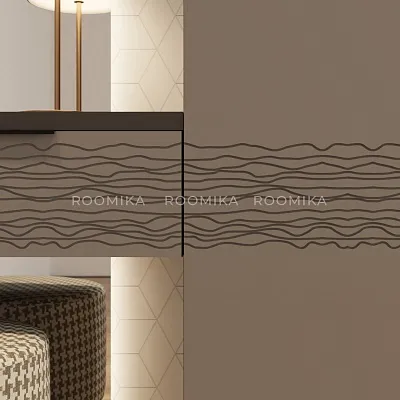 Шкаф 2 дверный, фрезерованные фасады в эмали LE210.60-2